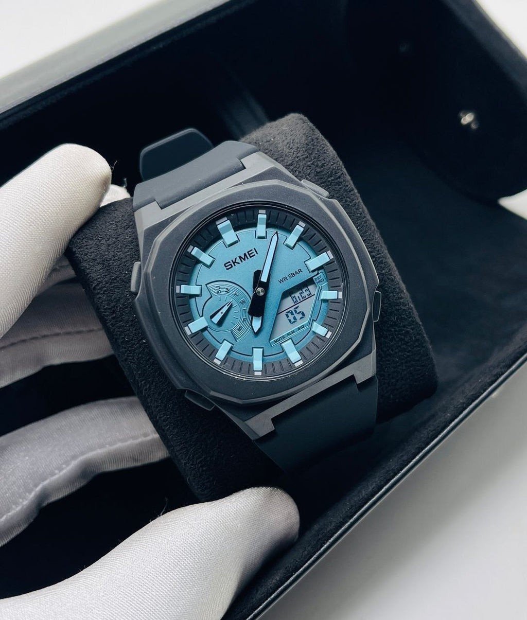Montre de Sport SKMEI 2091 – Modèle Analogique-Numérique Étanche