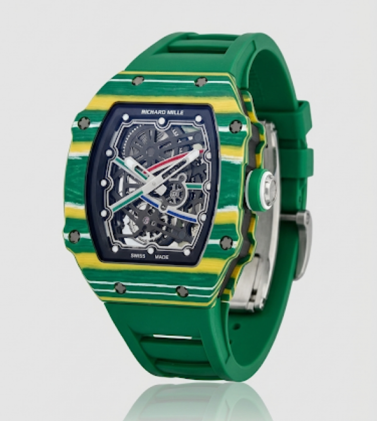 Montre Richard Mille RM 67-02 « Wayde van Niekerk » en Carbone TPT Vert et Jaune